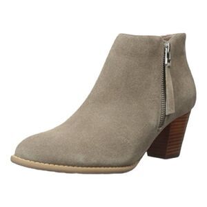 Vionic upright sterling suede bootie | tan | size 7.5